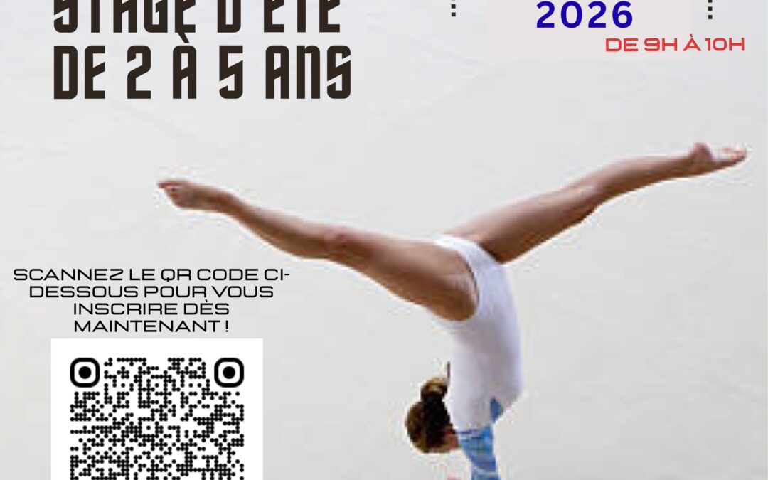 Inscription stage Juillet 2-5 ans Cliquer sur le lien en description