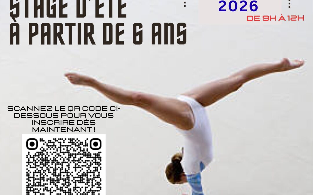 Inscription stage Juillet à partir de 6 ans Cliquer sur le lien en description